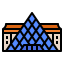 Louvre pyramid icon 64x64