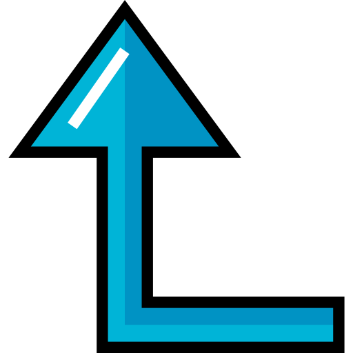 Diagonal arrow ícone
