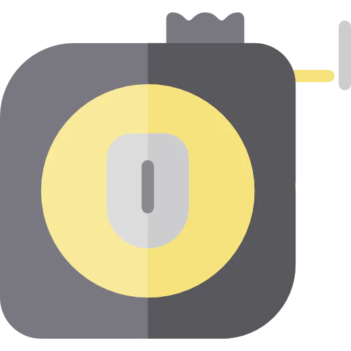 Measuring tape icon