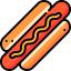 Hot dog ícono 64x64