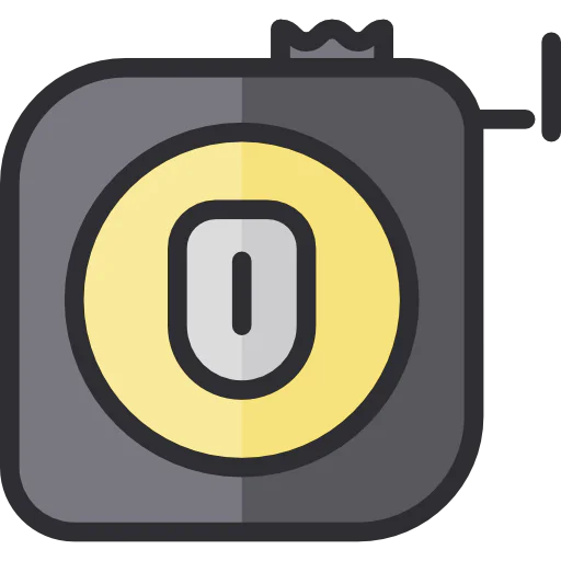Measuring tape icon