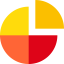 Pie chart Ikona 64x64
