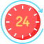 24 hours icon 64x64