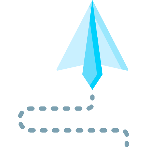 Paper airplane icon