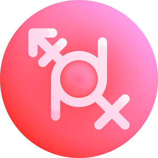 Гендерфлюид иконка