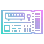 Train ticket icon 64x64