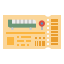 Train ticket icon 64x64