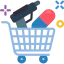 Shopping cart icon 64x64