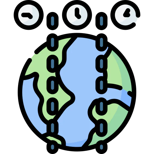 Time zone icon