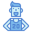 Volleyball player icon 64x64