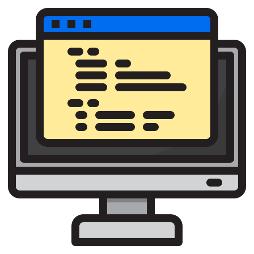 Coding icône