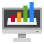 Bar graph アイコン 64x64