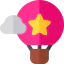 Hot air balloon icon 64x64