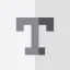Text icon 64x64