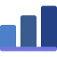 Bar chart icon 64x64