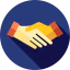 Hand shake icon 64x64