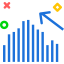 Bar chart Ikona 64x64