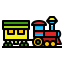 Train toy icon 64x64