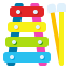 Xylophone instrument icon 64x64
