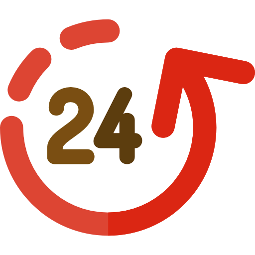 24 hours icon