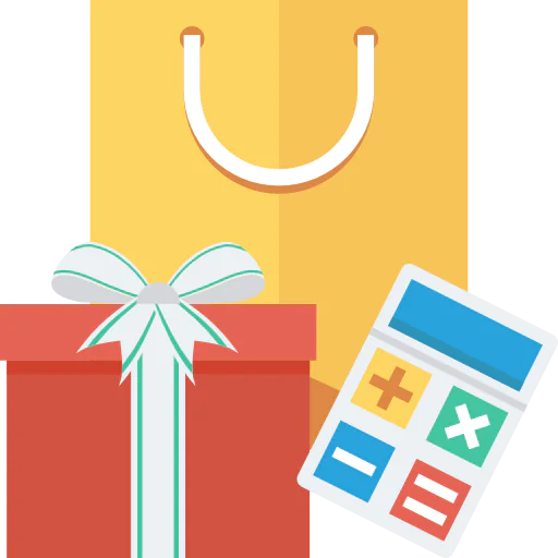Gift bag icon