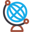 Earth globe icon 64x64
