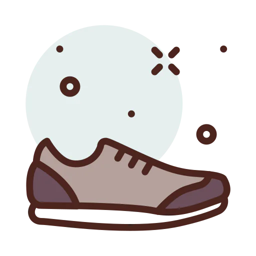 Running shoes icon