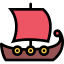 Viking ship icon 64x64