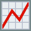 Bar chart icon 64x64