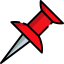 Push pin icon 64x64