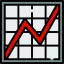 Bar chart icon 64x64