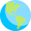 Earth globe icon 64x64