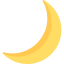 Half moon icon 64x64