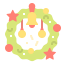 Christmas wreath icon 64x64