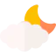 Cloudy night icon 64x64