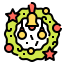 Christmas wreath icon 64x64