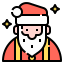 Santa claus icon 64x64