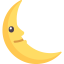 Half moon icon 64x64