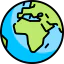 Earth globe icon 64x64