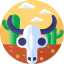 Cattle skull icon 64x64