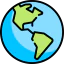 Earth globe 图标 64x64