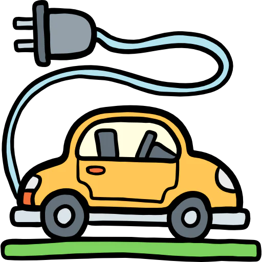 Electric car biểu tượng