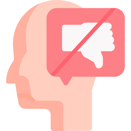 Negative thinking Ikona