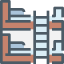 Bunk bed icon 64x64