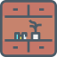 Bookshelf icon 64x64