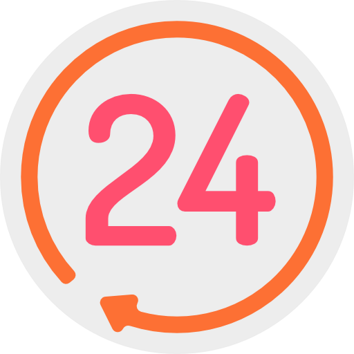 24 hours ícone