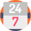 24 hours icon 64x64