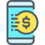 Mobile banking ícono 64x64
