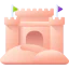 Sand castle icon 64x64