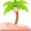 Кокосовая пальма иконка 64x64